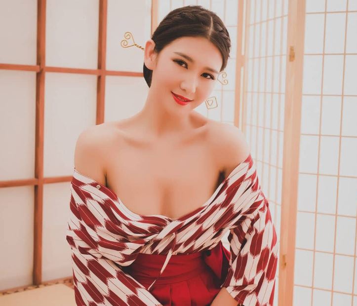 Anh gai xinh kimono sexy hinh anh 1