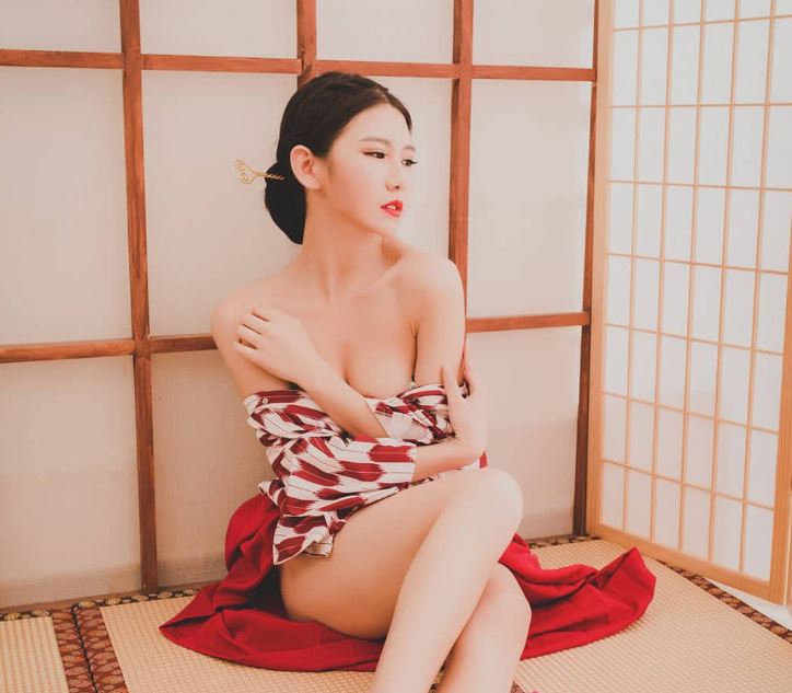 Anh gai xinh kimono sexy hinh anh 4