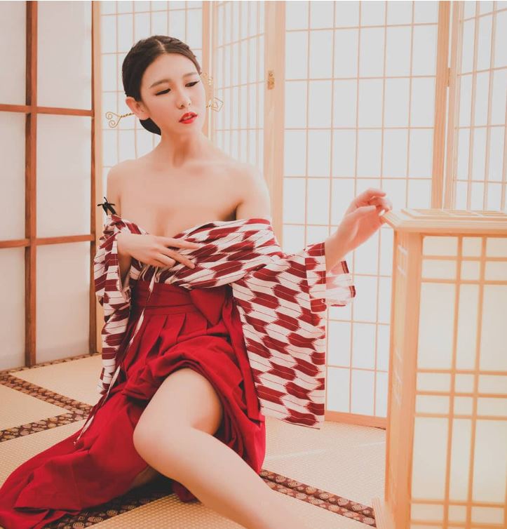 Anh gai xinh kimono sexy hinh anh 5