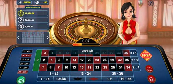 Huong dan cach choi Fa Fa Roulette