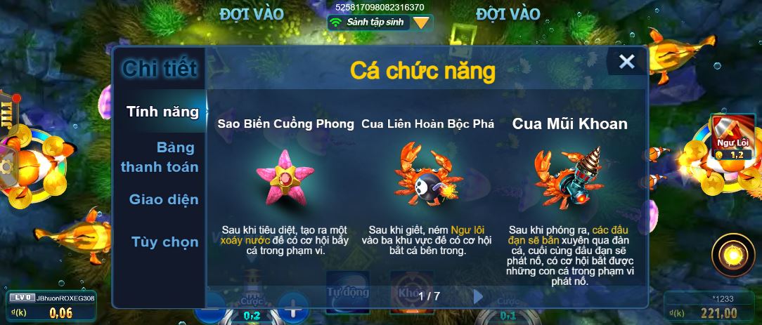 Meo choi Ban ca Vui Ve Vn88