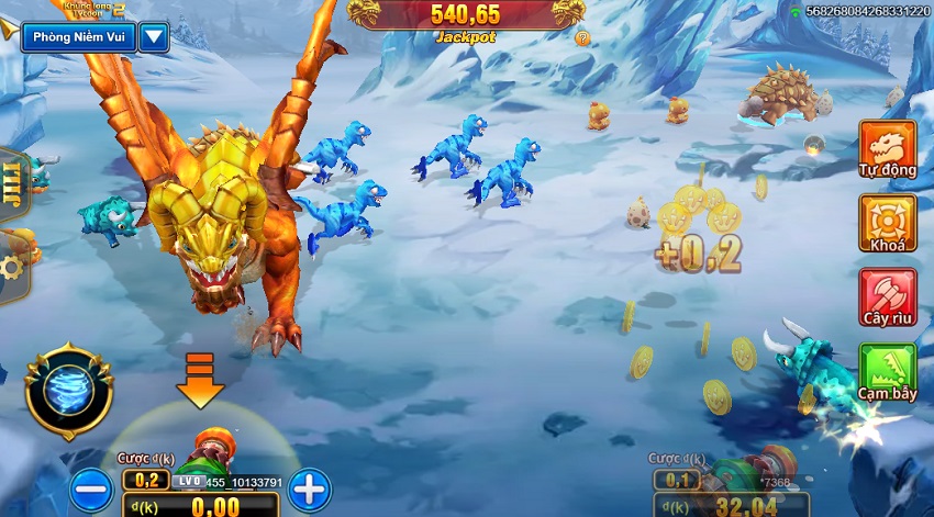Luat choi game Vua Khung Long II tai Vn88