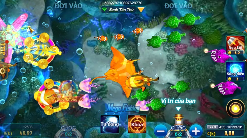 Cach choi Mega Fishing Vn88